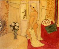 Matisse, Henri Emile Benoit - the young woman and the vase of flowers